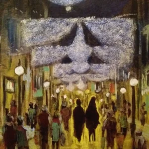 Holy Family on Grafton Street (Christmas Cards)