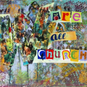 We Are Church Greeting Cards by Nieves Fernandez